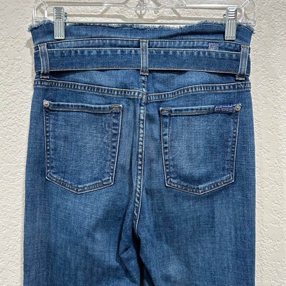 7 for all mankind paper bag jeans women’s size 26 - Picture 6 of 9